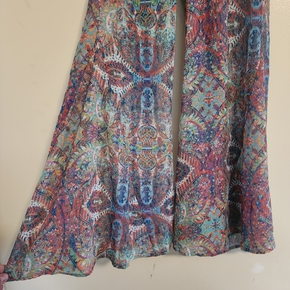 Show Me Your Mumu Roberts Party Pants Multicolor Print Size XS - Picture 7 of 10